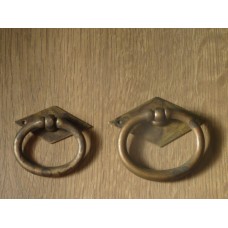 MANIGLIA 1292 OVALE CON PLACCA 