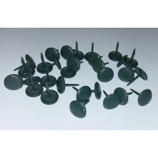 Bullette Verde Diam. 11  mm. - 100 pz.