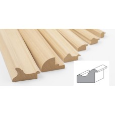Cornice per quadri legno Ayous  53 x 35 x 2400  mm.