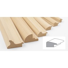Cornice per quadri legno Ayous 40 x 20 x 2400  mm. Becco