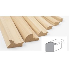 Cornice per quadri legno Ayous  40 x 35 x 2400  mm.