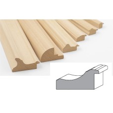 Cornice per quadri legno Ayous  70 x 33 x 2400  mm.