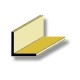 Protezioni angolari per libri Softcover bordi protettivi 15 x 15 x 2 mm 15 x 15 x 2mm Gold dorato/ottone 