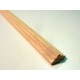 Cornice, profilo legno Ayous  15 x 7 x 2400  mm.