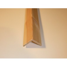 Paraspigolo Pino grezzo 35 x 35 x 2700 mm.
