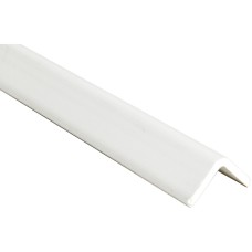 Paraspigolo laccato bianco 28 x 28 x 2700 mm.
