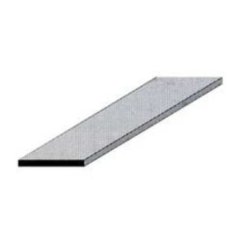 PROFILO In Alluminio Anodizzato TIPO DOPPIA 'U' (MM 16 X 12 X 1 - MT 2 COL. ARGENTO Cf. 10 Pz